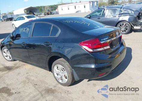 2013 Honda Civic Lx из США, поврежденный, VIN 2HGFB2F5XDH587314